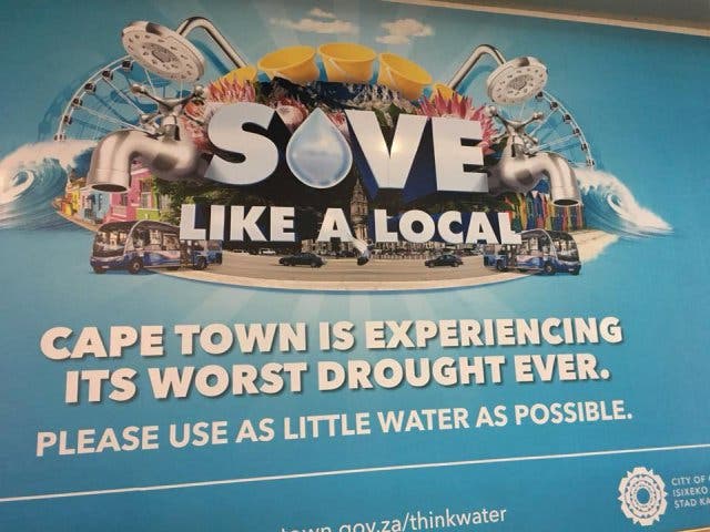 Wasser Sparen Kapstadt