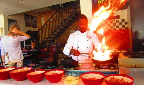 Samstag Buffett Cafe Extrablatt Kapstadt