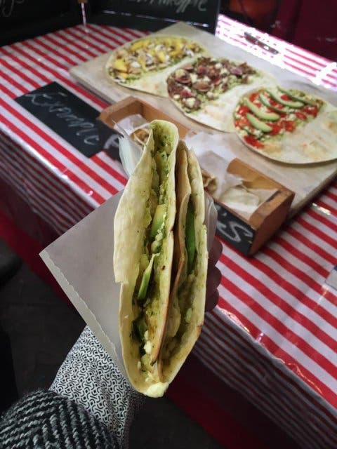 Teigtasche Old Biscuit Mill Market