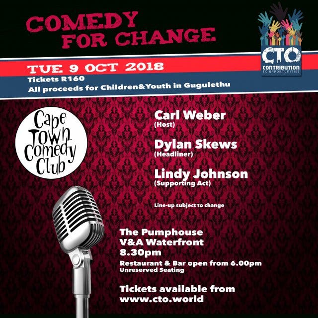 Comedy for change 9. 10.2018