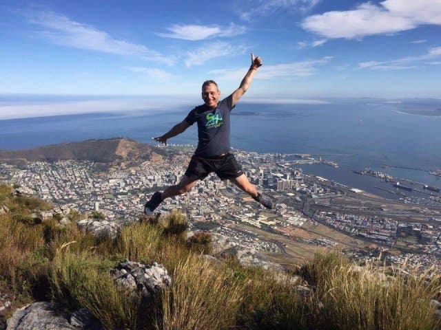 Michael Hauser geniesst seine Zeit in Kapstadt