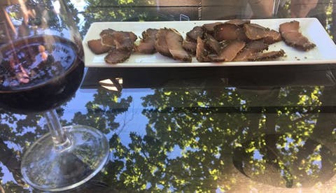 wine flies biltong and wine